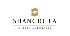 SHANGRI-LA品牌logo設計_五星級酒店品牌設計、SHANGRI-LA酒店vi設計、酒店標志設計、高級酒店標識設計      